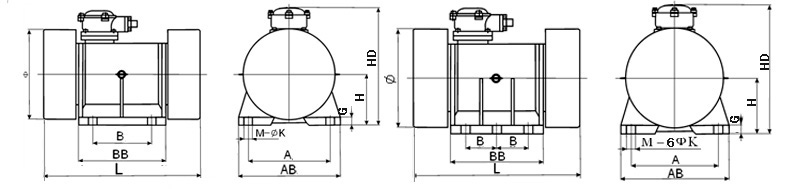 防爆振動電機(jī)結(jié)構(gòu)